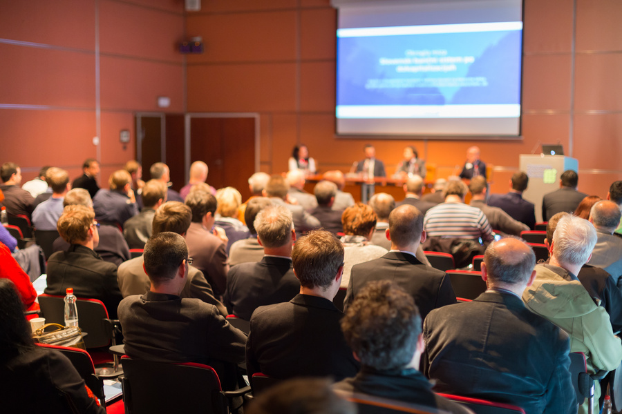 Audience at the Conference Hall